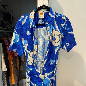 NWOT Farm Rio Tropical Groove Belted Romper